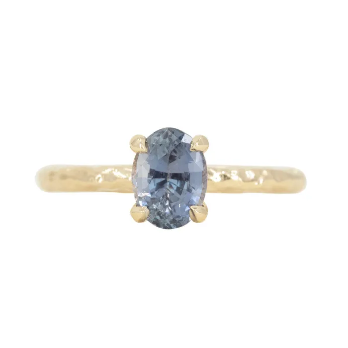 Choice Gems Co Rings 136ct Oval Purple Madagascar Sapphire Evergreen Solitaire Ring in 14k Yellow Gold Choice Gems Co Rings 136ct Oval Purple Madagascar Sapphire Evergreen Solitaire Ring in 14k Yellow Gold
