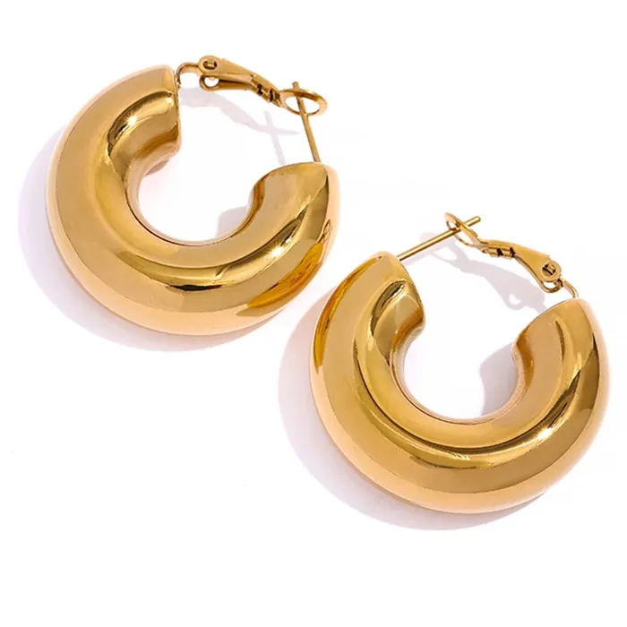 Earrings Mabel Love Co Gleam Hoop Earrings