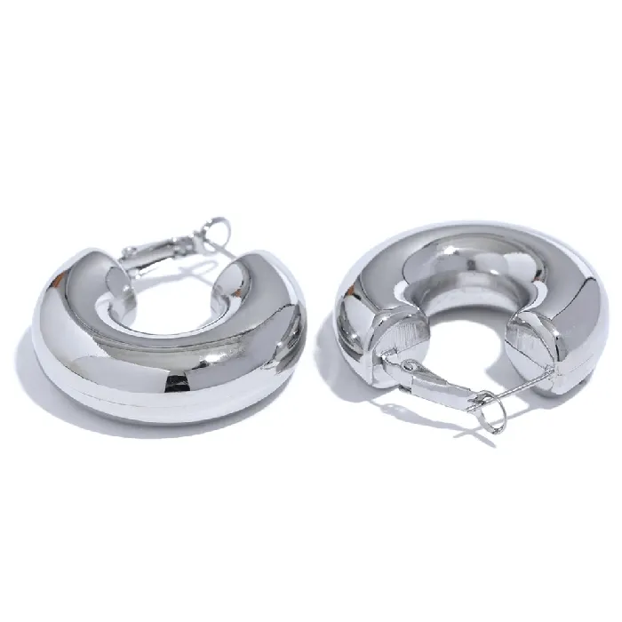 Earrings Mabel Love Co Gleam Hoop Earrings