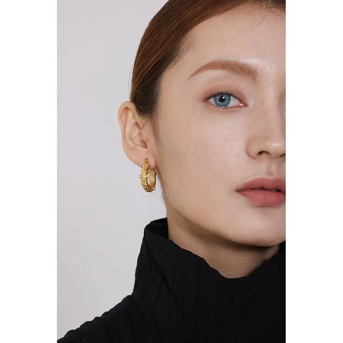 Earrings Sea Sparkle Hoop Earrings Mabel Love Co