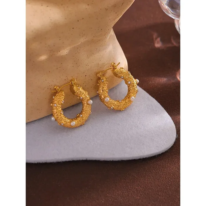 Earrings Sea Sparkle Hoop Earrings Mabel Love Co
