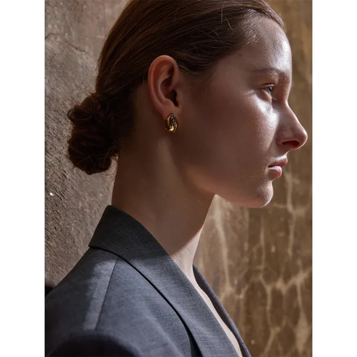 Elegant Water Drop Stud Earrings Sparkle Style Mabel Love Co Earrings