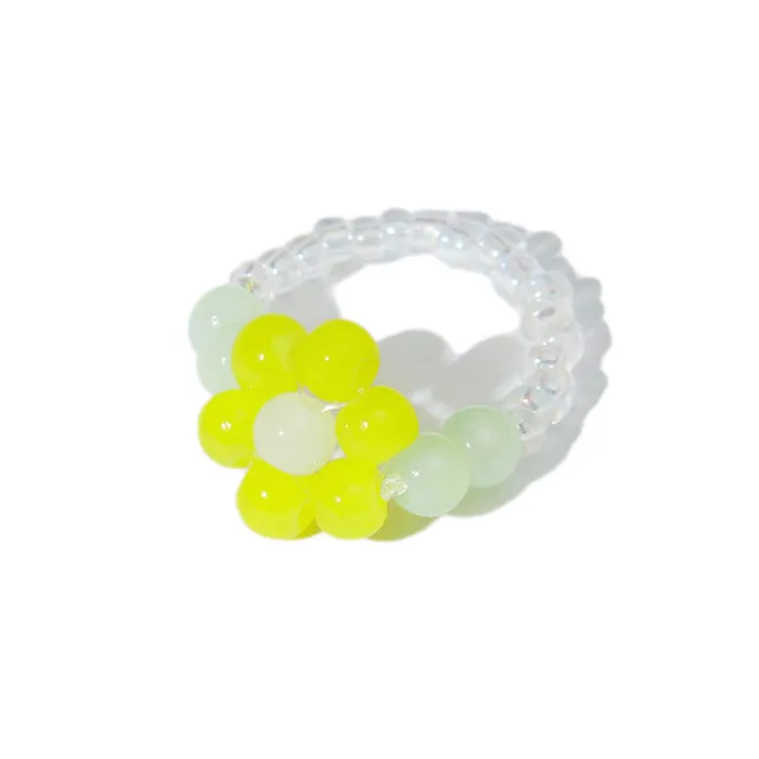 Flower Power Ring in Lemon shopsnackbreak Rings