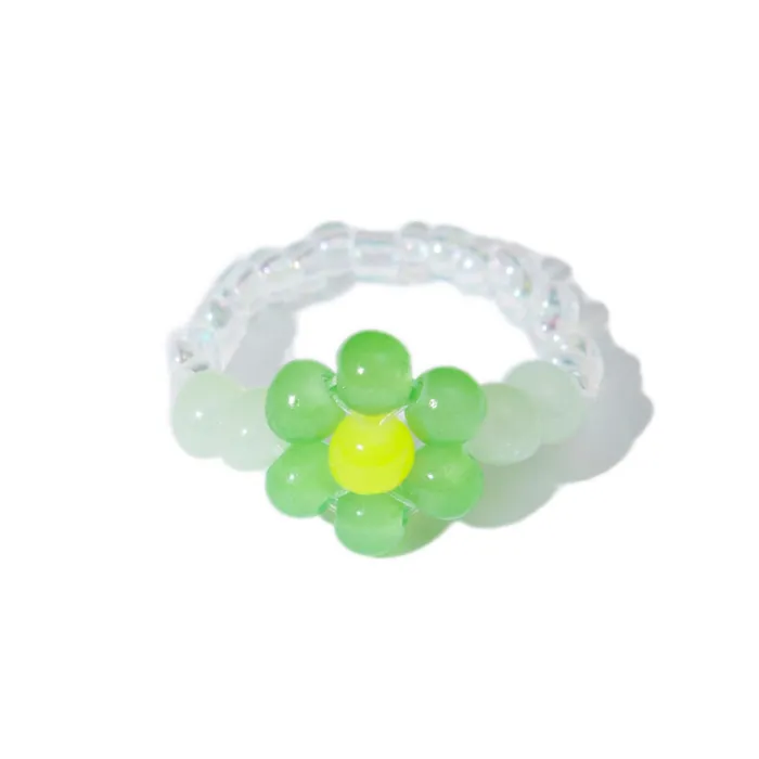 Flower Power Ring in Lemon shopsnackbreak Rings