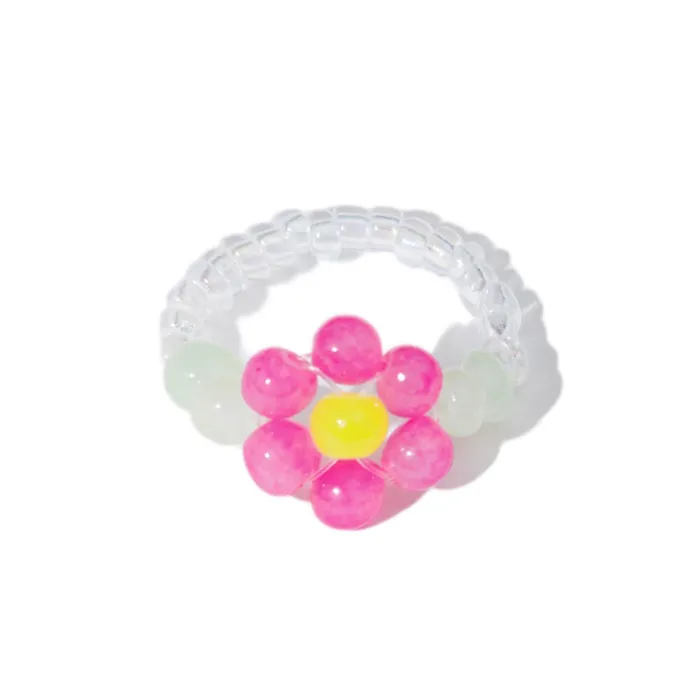 Flower Power Ring in Lemon shopsnackbreak Rings