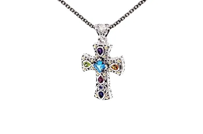Inspiration Cross Pendant Samuel B Necklaces