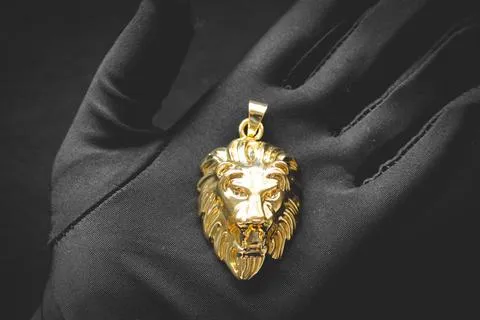King Lion Necklace apollo31gold Necklaces