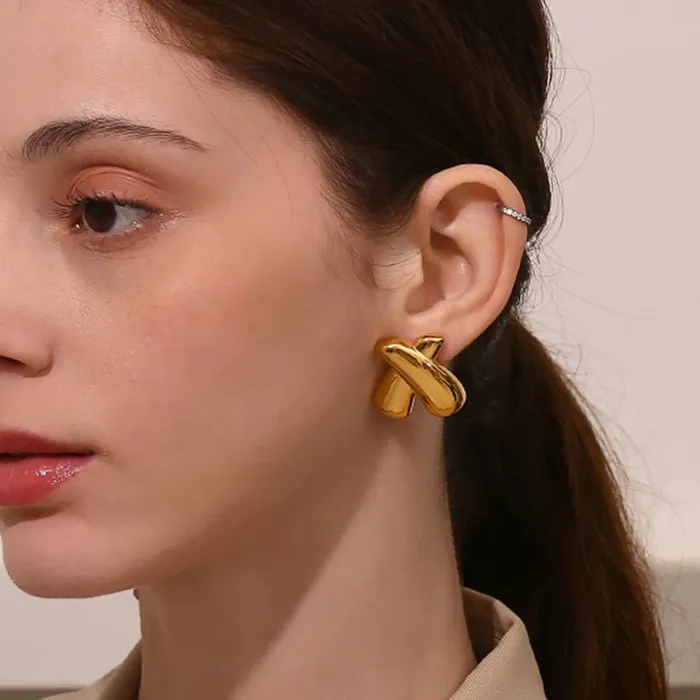 Mabel Love Co Earrings X Stud Earrings