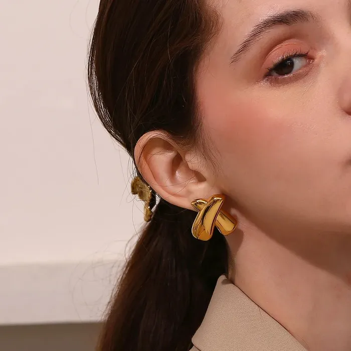 Mabel Love Co Earrings X Stud Earrings