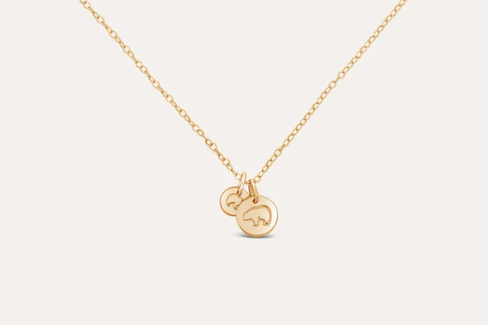 Mama Bear Baby Bear Necklace Gold Fill Sheena Marshall Jewelry Necklaces