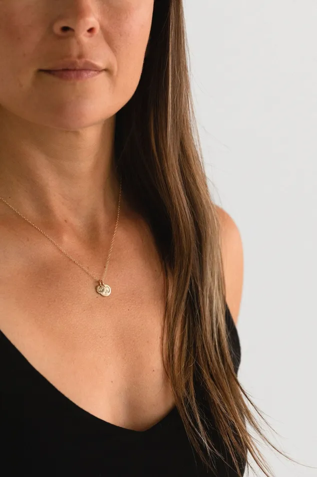 Mama Bear Baby Bear Necklace Gold Fill Sheena Marshall Jewelry Necklaces
