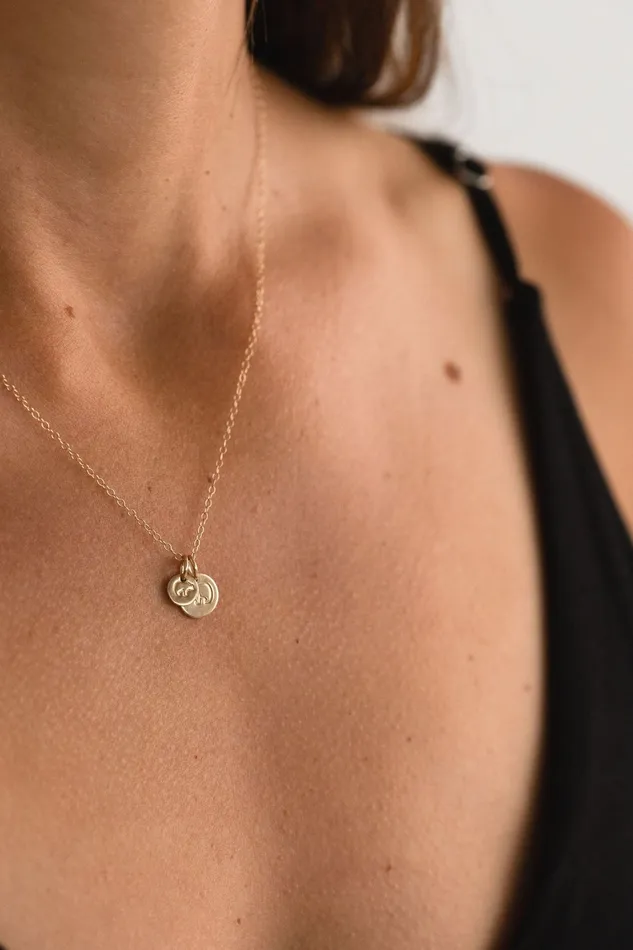 Mama Bear Baby Bear Necklace Gold Fill Sheena Marshall Jewelry Necklaces