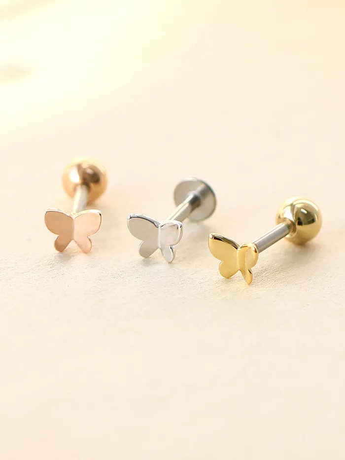 MinimalBijoux Earrings Tiny Butterfly Cartilage earring