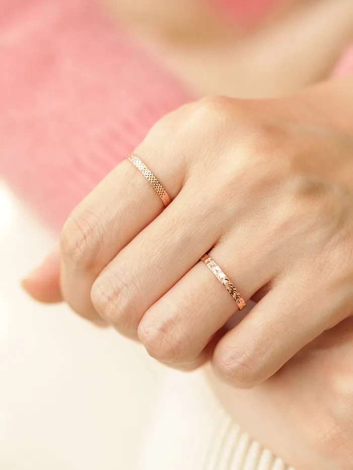 MinimalBijoux Rings 14K 18K Cutting Ring