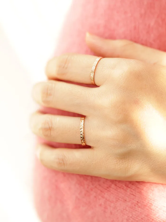 MinimalBijoux Rings 14K 18K Cutting Ring