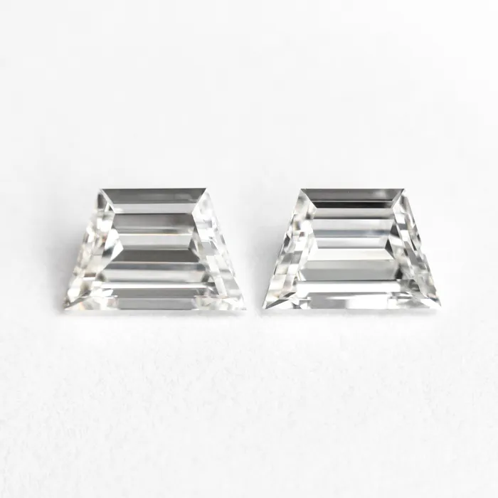 Misfit Diamonds 106cttw 2pc 657x434x233mm 645x429x230mm VVS2 G Trapezoid Step Cut Matching Pair 2553501 Rings Misfit Diamonds 106cttw 2pc 657x434x233mm 645x429x230mm VVS2 G Trapezoid Step Cut Matching Pair 2553501 Rings