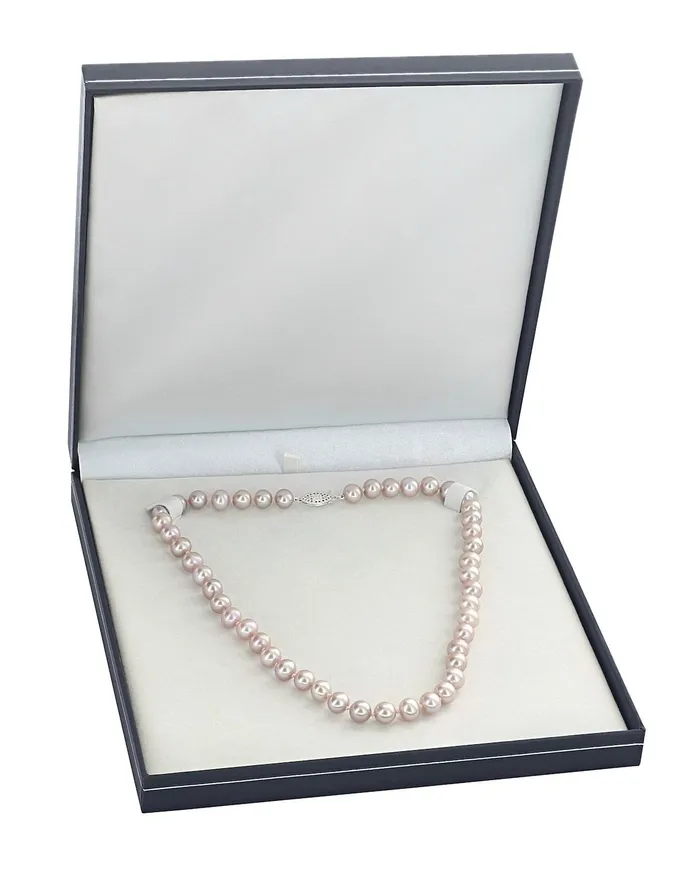 Necklaces 105115mm Pink Freshwater Pearl Necklace AAAA Quality SPT