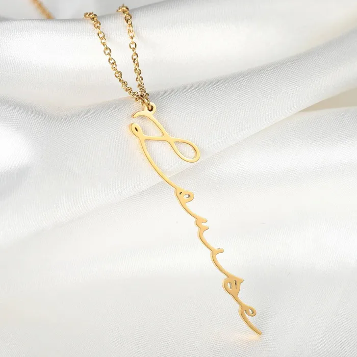 Necklaces Mabel Love Boutique Personalized Handwriting Necklace