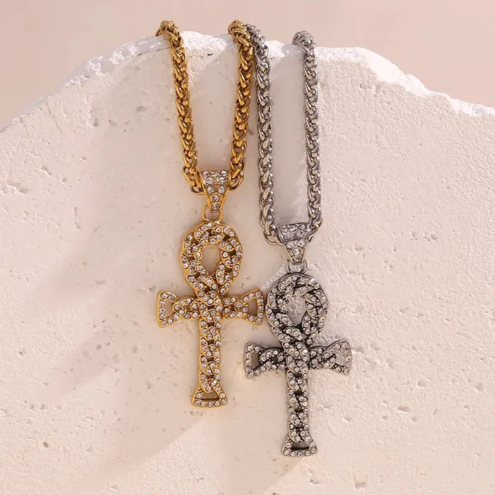 Necklaces Sacred Ankh Aura Necklace Mabel Love Co