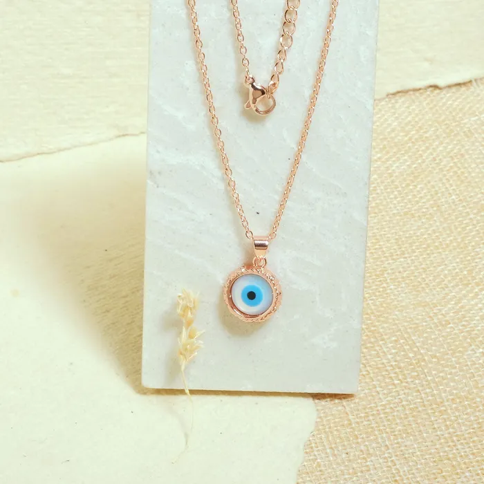 Necklaces Upakarna The Reflecting Evil Eye Necklace