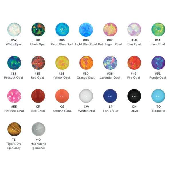 NeoMetal Tangent Cabochon Cluster Threadless End by NeoMetal Charm Necklaces