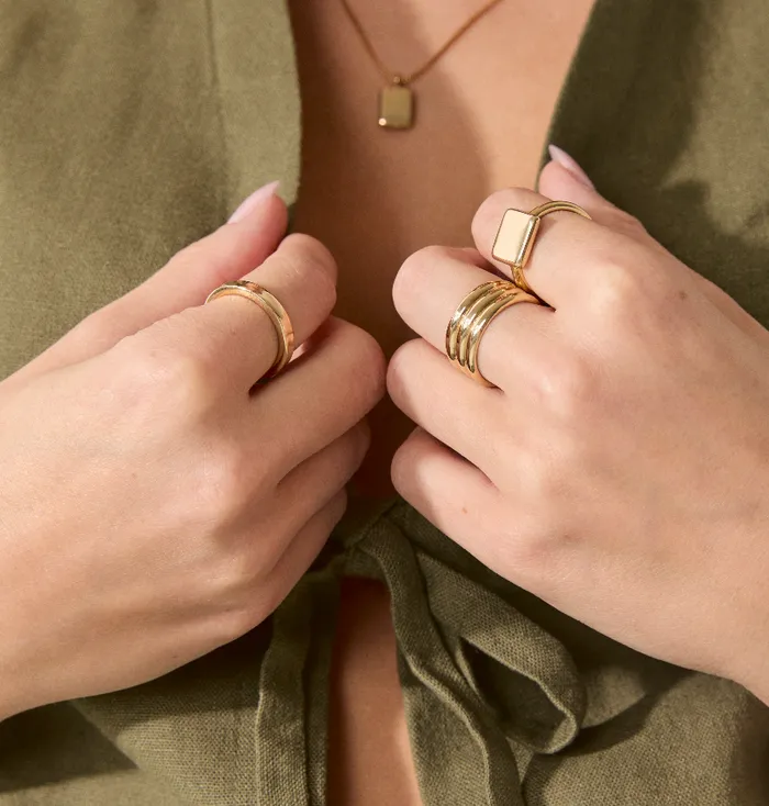 Rings Sheena Marshall Everyday Band Solid Gold