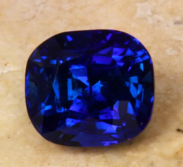 Rings vendorunknown Custom Ring With Rare Natural Color Blue Sapphire 265 Carat