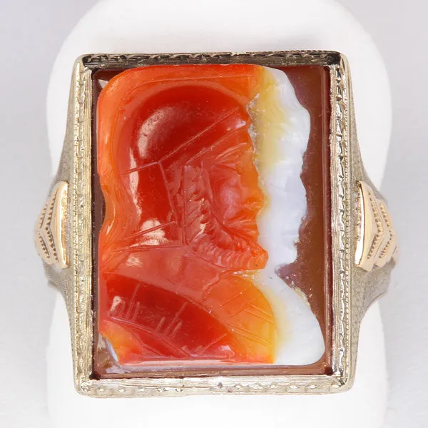 Rings vendorunknown Estate Ring High Quality Two Tone Mens