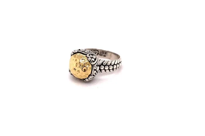 Samuel B Rings Lider Ring Silver And Gold