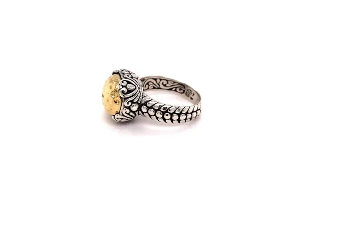 Samuel B Rings Lider Ring Silver And Gold