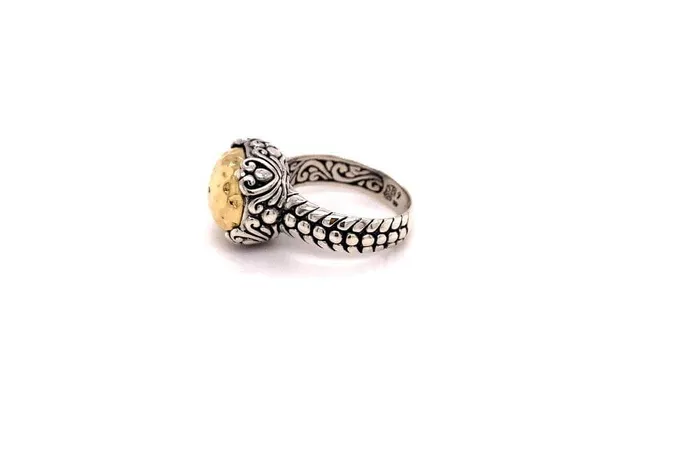 Samuel B Rings Lider Ring Silver And Gold