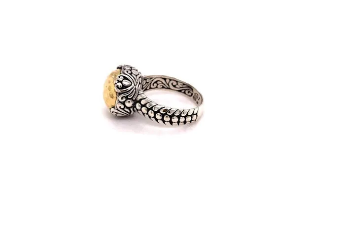 Samuel B Rings Lider Ring Silver And Gold