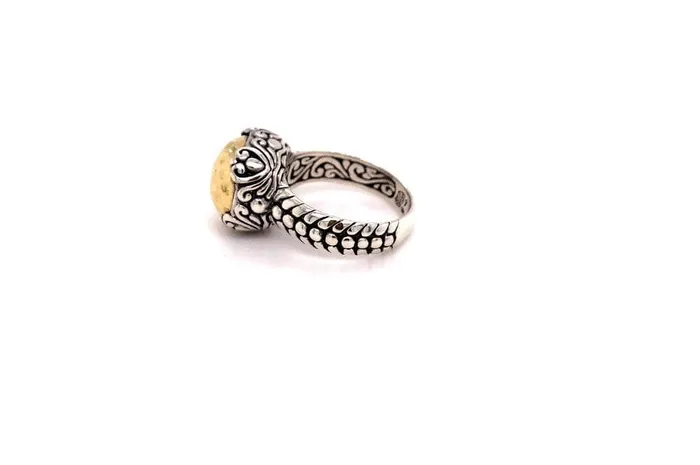 Samuel B Rings Lider Ring Silver And Gold