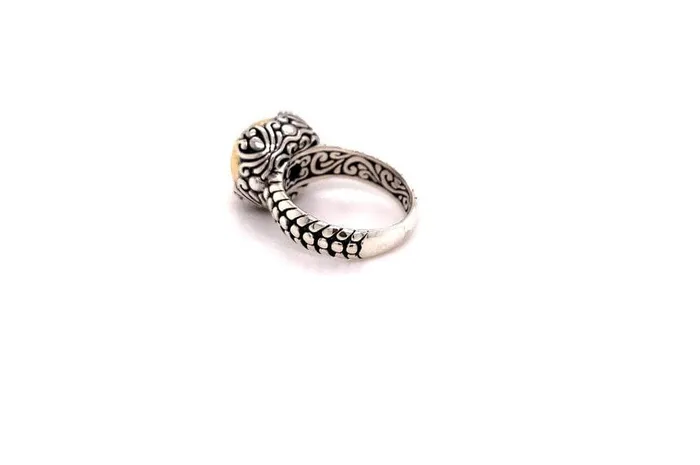Samuel B Rings Lider Ring Silver And Gold