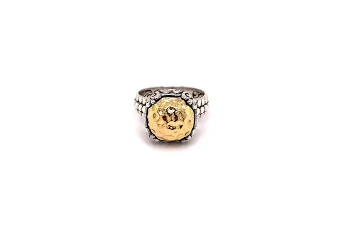Samuel B Rings Lider Ring Silver And Gold