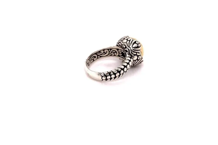 Samuel B Rings Lider Ring Silver And Gold
