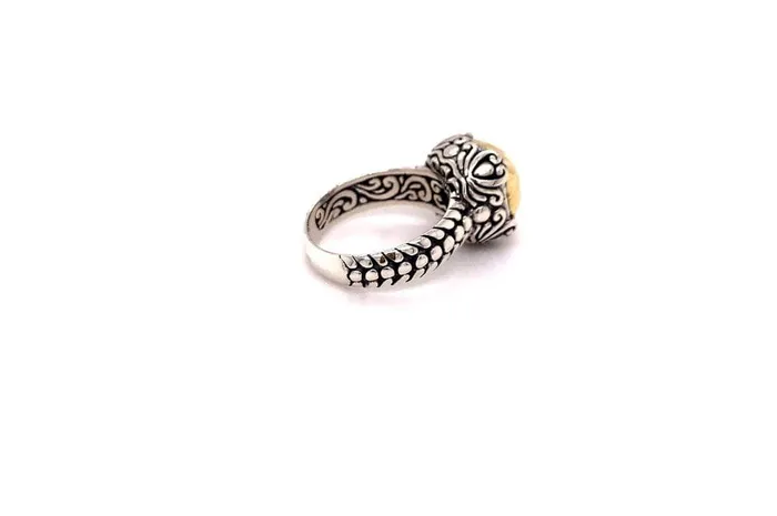 Samuel B Rings Lider Ring Silver And Gold