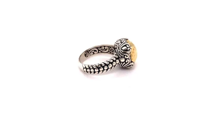 Samuel B Rings Lider Ring Silver And Gold