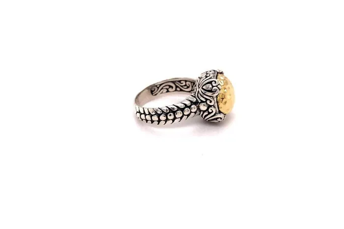 Samuel B Rings Lider Ring Silver And Gold