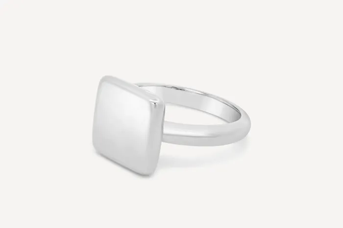 Sheena Marshall Forma Square Ring Sterling Silver Rings