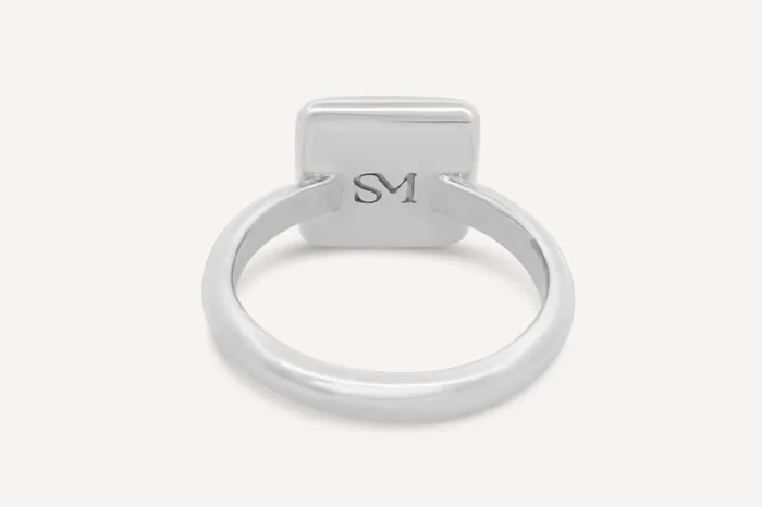 Sheena Marshall Forma Square Ring Sterling Silver Rings