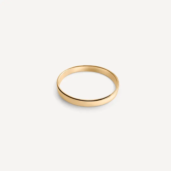 Sheena Marshall Jewelry SAMPLE SALE Pia Petite Flat Band Gold Fill Rings