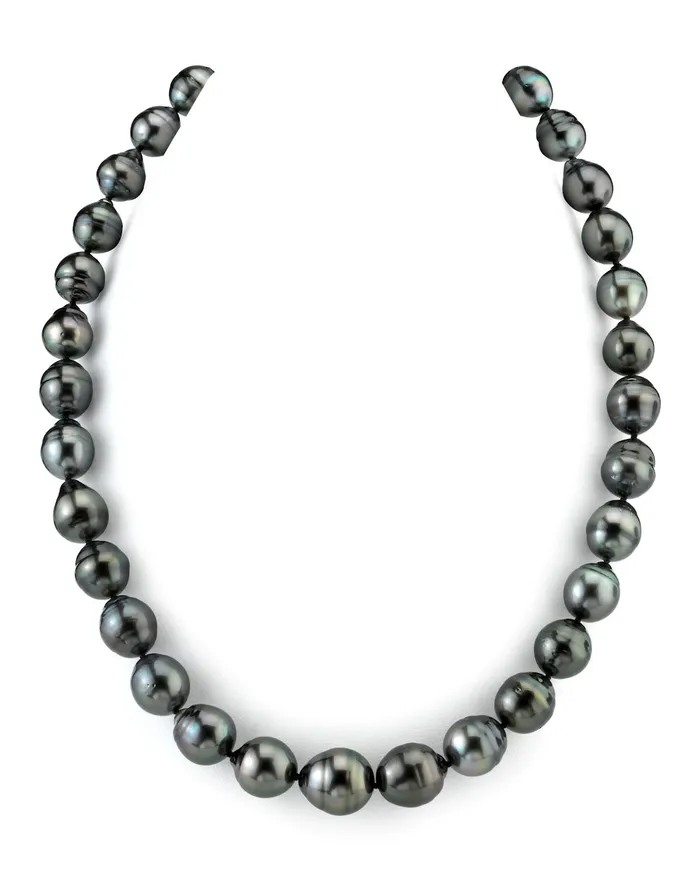 SPT Necklaces Baroque Tahitian Pearl Necklace 100130mm