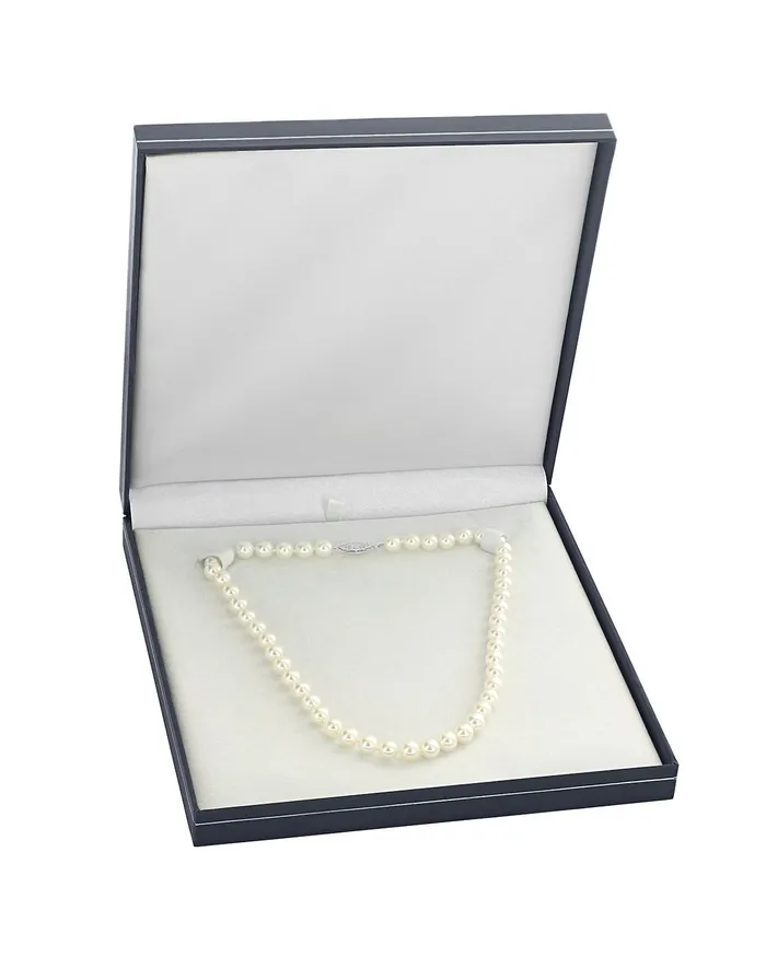 SPT Necklaces White Japanese Hanadama Akoya Pearl Necklace 9095mm
