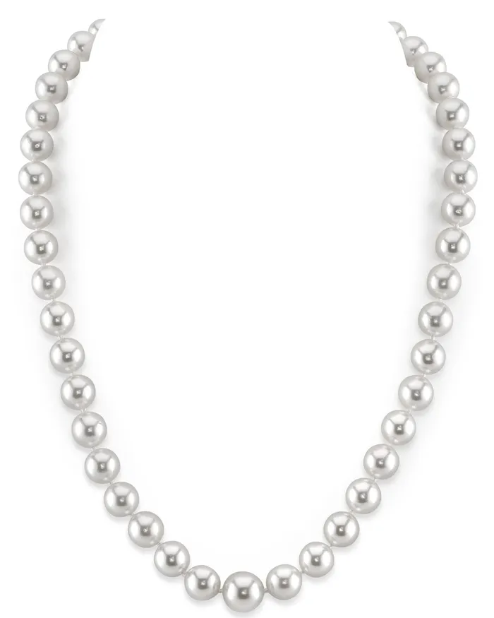 SPT Necklaces White South Sea Pearl Necklace 80100mm AAAA Quality