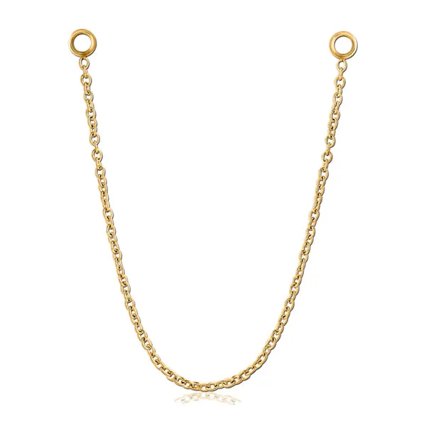 Tulsa Body Jewelry PreStyled Sets Multipurpose Gold Chain