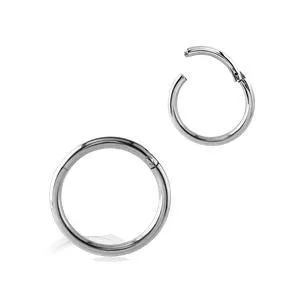 Tulsa Body Jewelry Rings 10g Stainless Steel Hinged Segment Ring
