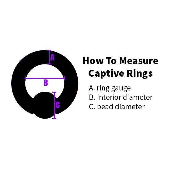 Tulsa Body Jewelry Rings 16g Stainless Captive Bead Ring Tulsa Body Jewelry Rings 16g Stainless Captive Bead Ring