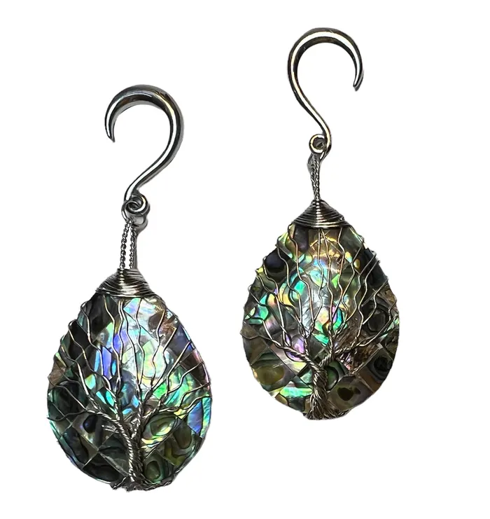 Tulsa Body Jewelry Tree Of Life Wire Wrap Stainless Hangers Necklaces